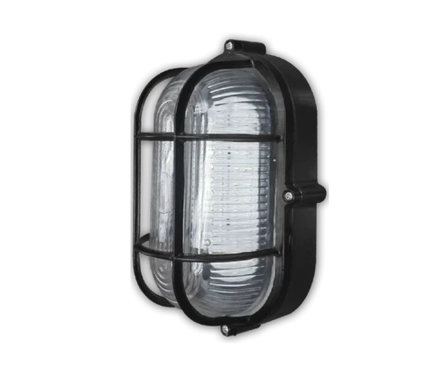 Luminario Arbotante Para Pared LED 7W 6 500K Acabado Hierro Negro