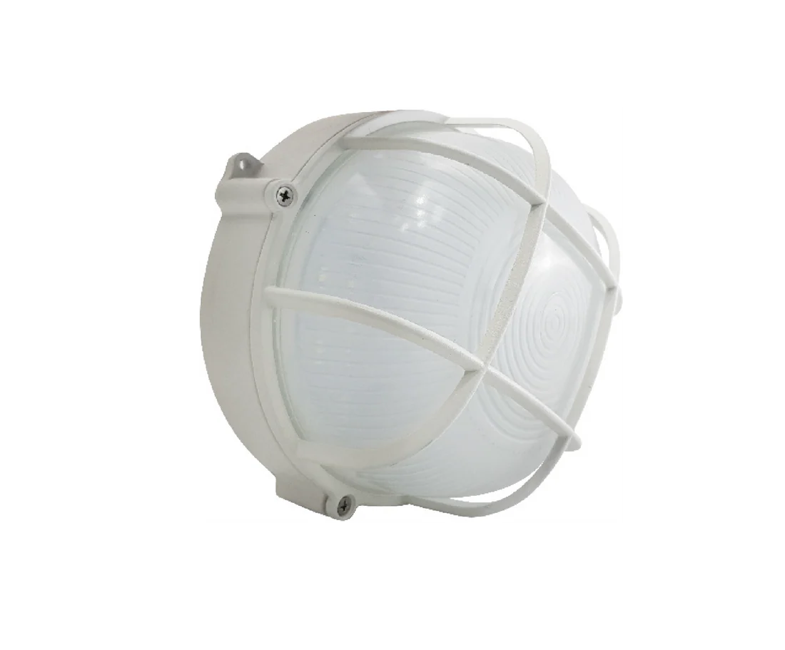 Luminario Arbotante Para Pared LED 18W 6 500K Acabado Hierro Blanco