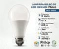 Lámpara Bulbo De LED 10W 6500K Philco Hipoteca Verde