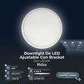 Downlight De LED Ajustable Con Bracket 15W 6500K Philco