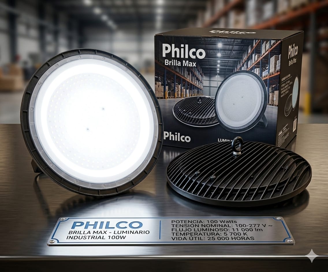 Highbay UFO SLIM 100W 5700K Philco Brillamax