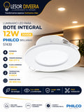 Luminario LED Para Bote Integral 12W 3000K Philco Brillamax